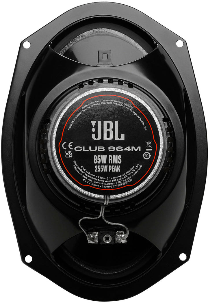 JBL - 6” x 9” Three-way car audio speaker - Black_3