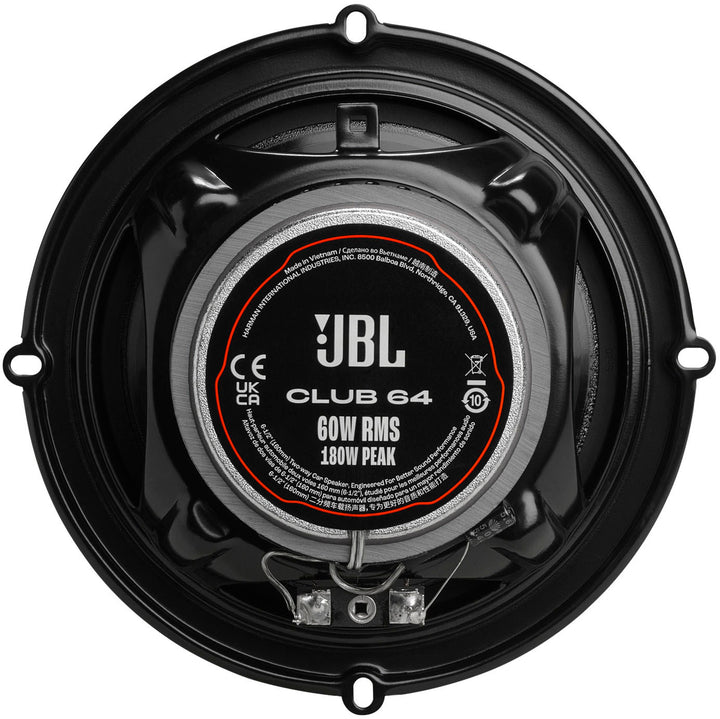 JBL - 6-1/2” Two-way car audio speaker - Black_3
