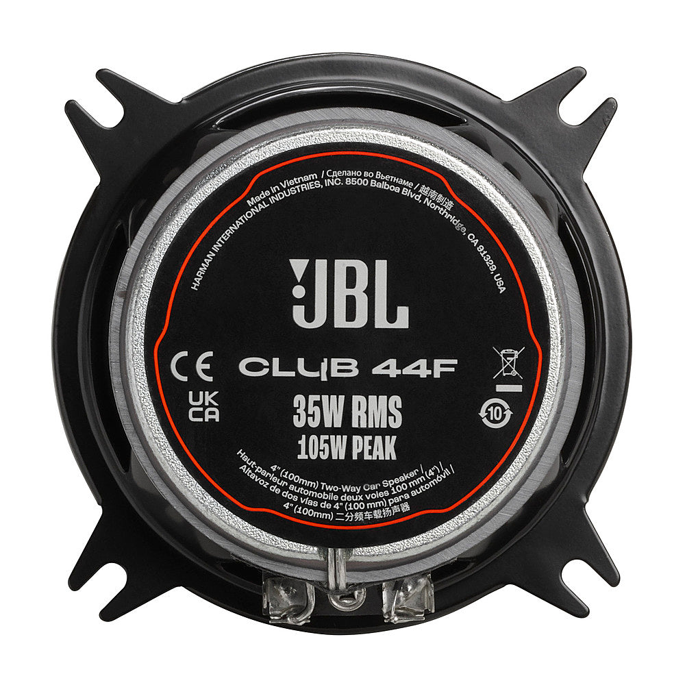 JBL - 4” Two-way car audio speaker no grill - Black_2