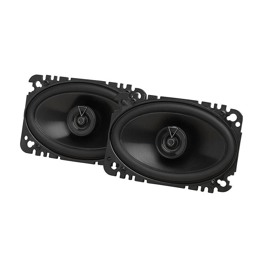 JBL - 4” X 6” Two-way car audio speaker no grill - Black_0