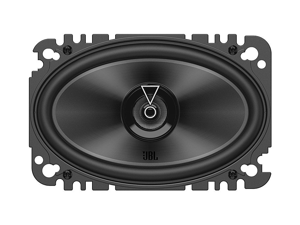 JBL - 4” X 6” Two-way car audio speaker no grill - Black_1