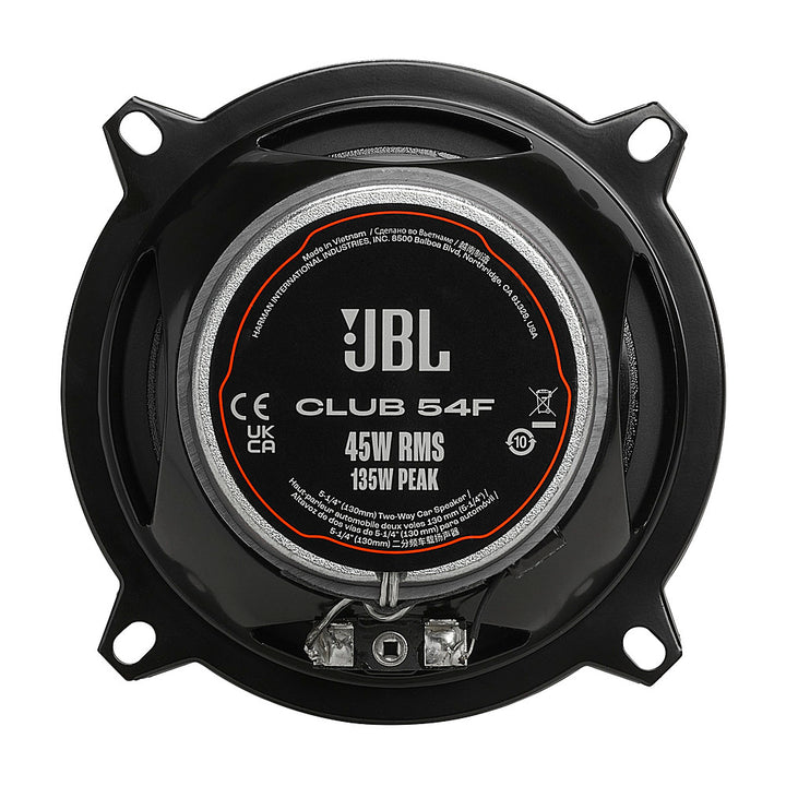 JBL - 5-1/4” Two-way car audio speaker no grill - Black_3