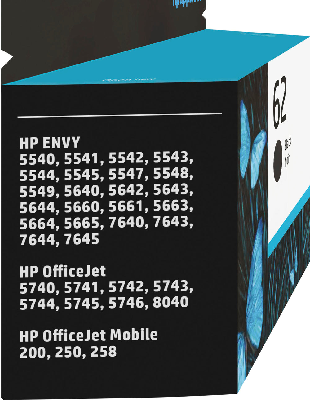 HP - 62 Standard Capacity Ink Cartridge - Black_1
