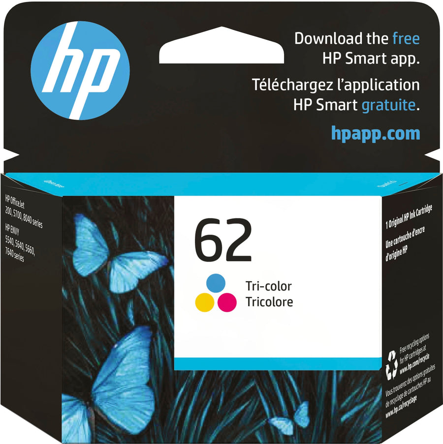 HP - 62 Standard Capacity Ink Cartridge - Tri-Color_0
