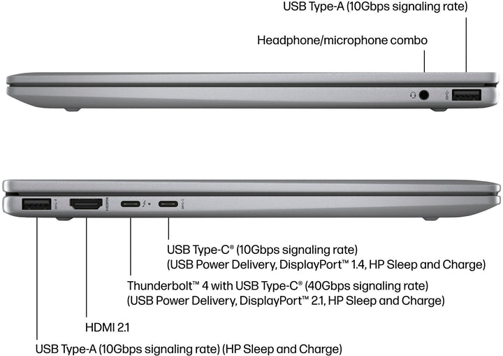 HP - Envy 2-in-1 14" Wide Ultra XGA Touch-Screen Laptop - Intel Core Ultra 7 - 32GB Memory - 1TB SSD - Meteor Silver_2