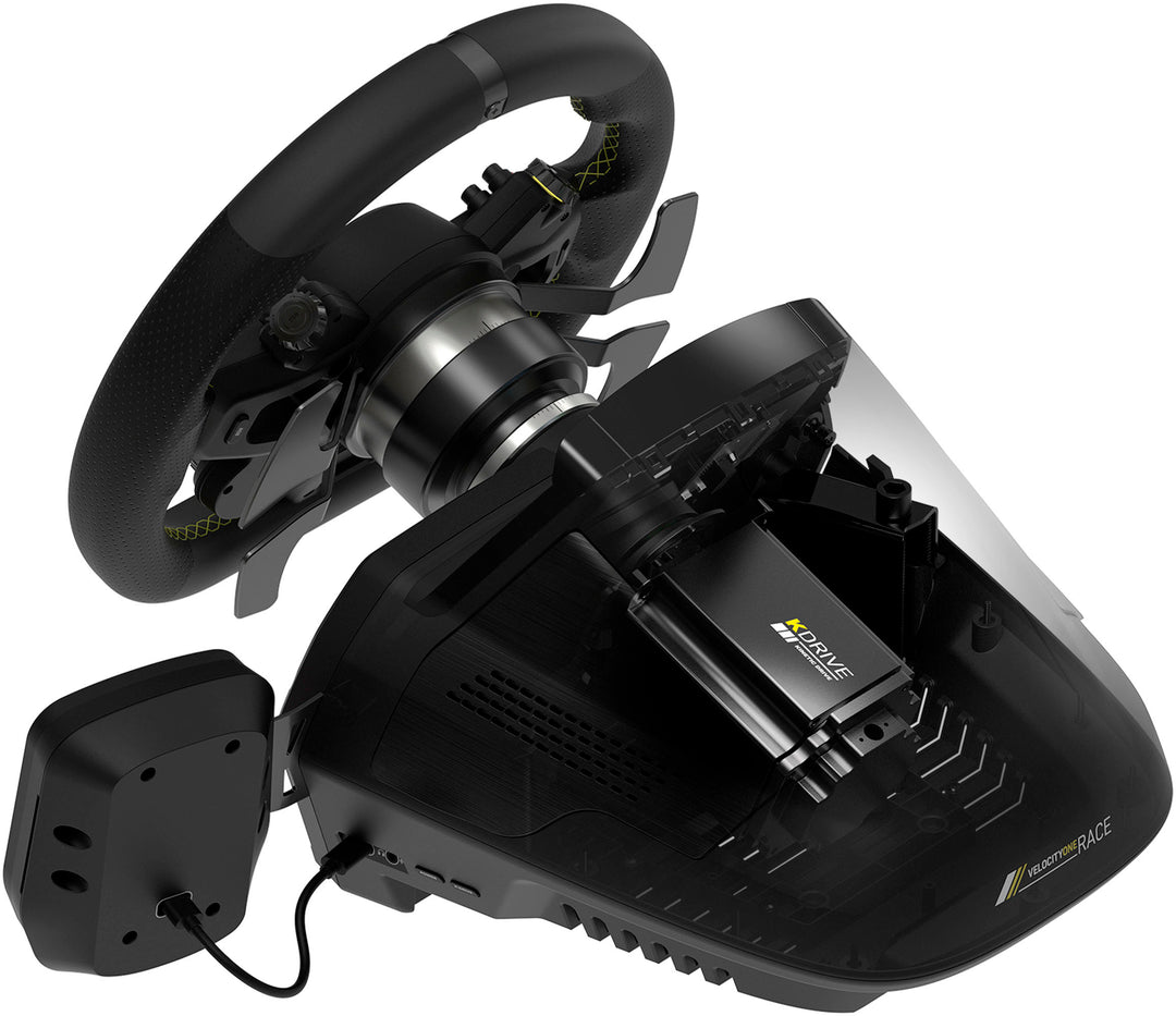Turtle Beach VelocityOne Race Wheel & Pedal System for Xbox Series X|S, Windows PCs – Force Feedback, & Three Pedals - Black_5