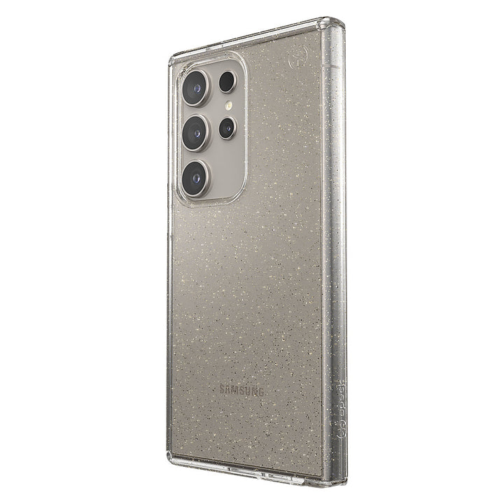 Speck - Presidio2 Grip Case for Samsung Galaxy S24 Ultra - Clear/Gold Glitter_2