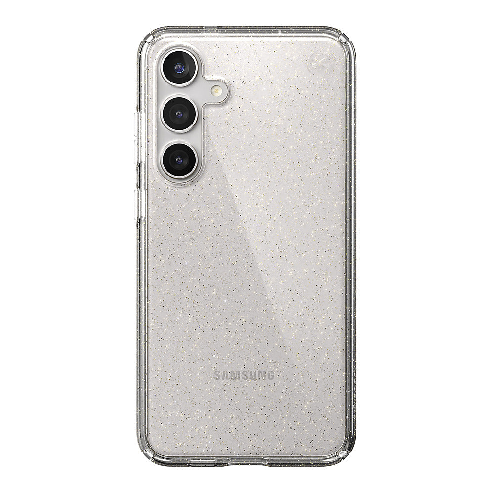 Speck - Presidio2 Grip Case for Samsung Galaxy S24+ - Clear/Gold Glitter_0