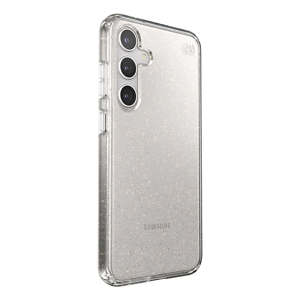 Speck - Presidio2 Grip Case for Samsung Galaxy S24+ - Clear/Gold Glitter_5
