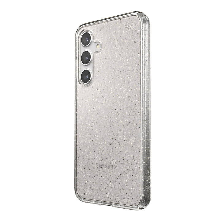 Speck - Presidio2 Grip Case for Samsung Galaxy S24+ - Clear/Gold Glitter_2