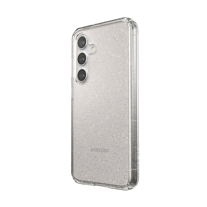 Speck - Presidio2 Grip Case for Samsung Galaxy S24 - Clear/Gold Glitter_2