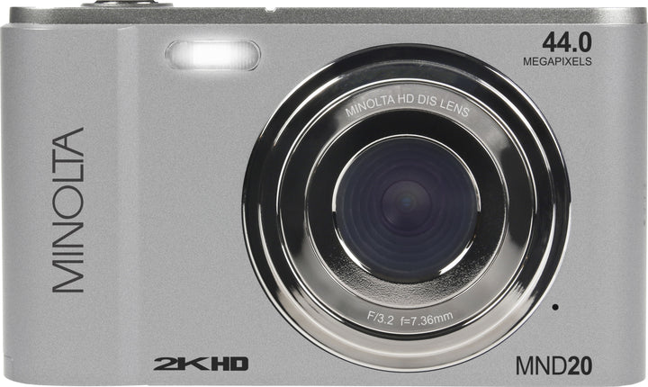 Minolta - MND20 44.0 Megapixel 2.7K Video  Digital Camera - Silver_1
