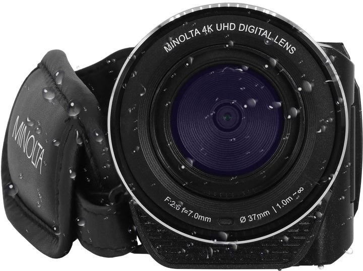 Minolta - MN4K300WP 4K Video 56-Megapixel Waterproof Camcorder - Black_11