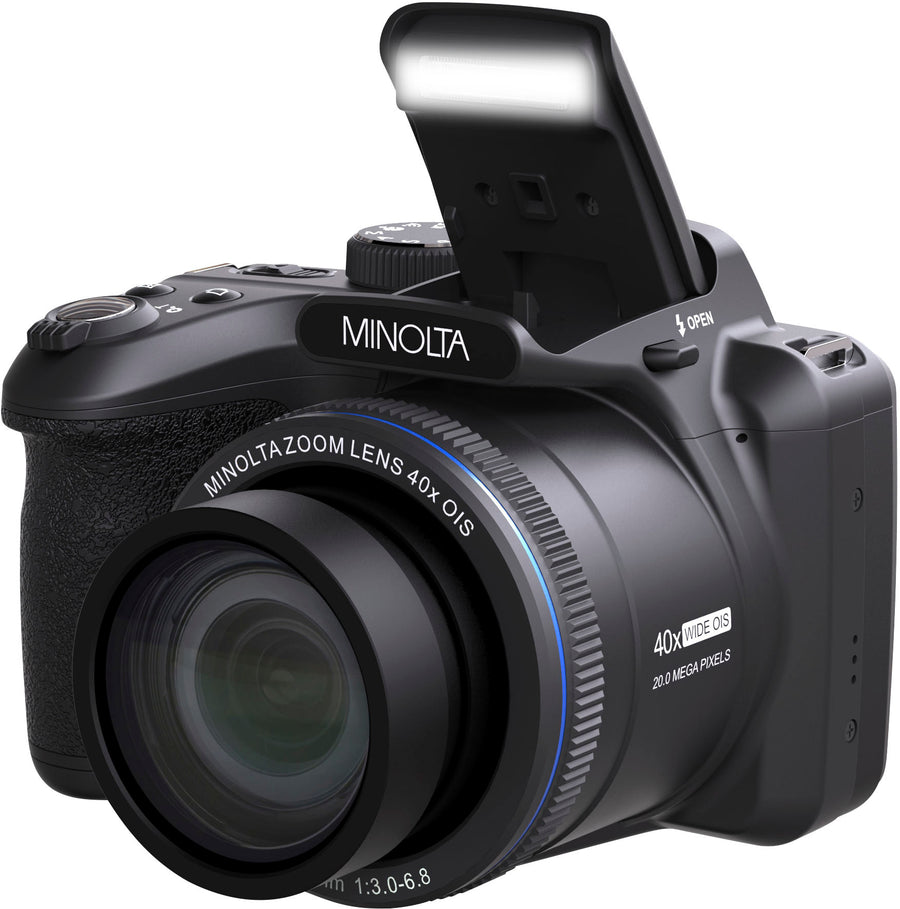 Minolta - ProShot MN40Z 20.0 Megapixel Digital Camera - Black_0