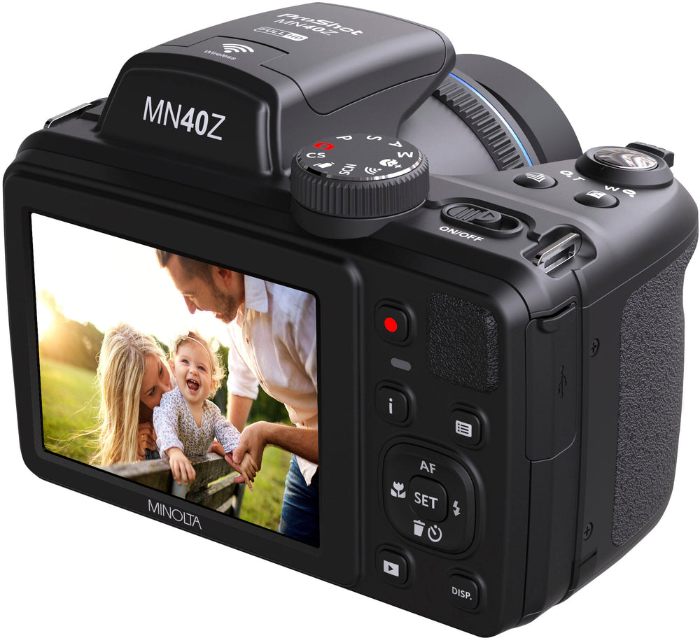 Minolta - ProShot MN40Z 20.0 Megapixel Digital Camera - Black_1