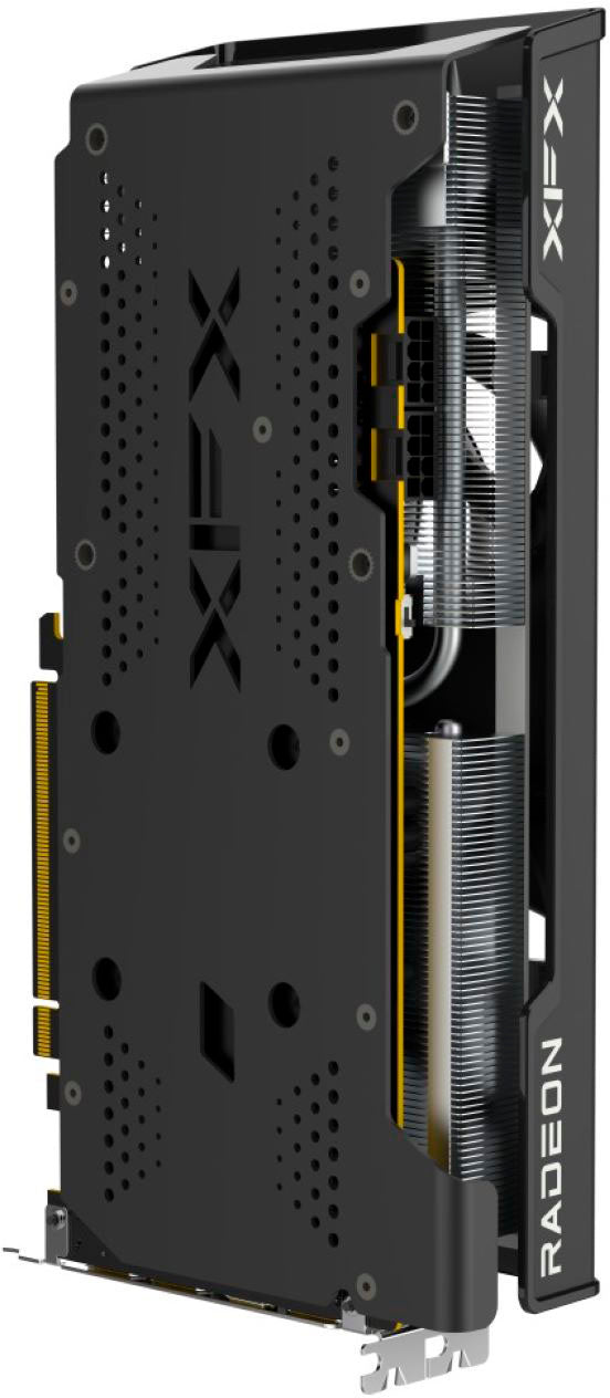XFX - SPEEDSTER SWFT210 AMD Radeon RX 7600XT 16GB GDDR6 PCI Express 4.0 Graphics Card - Black_4