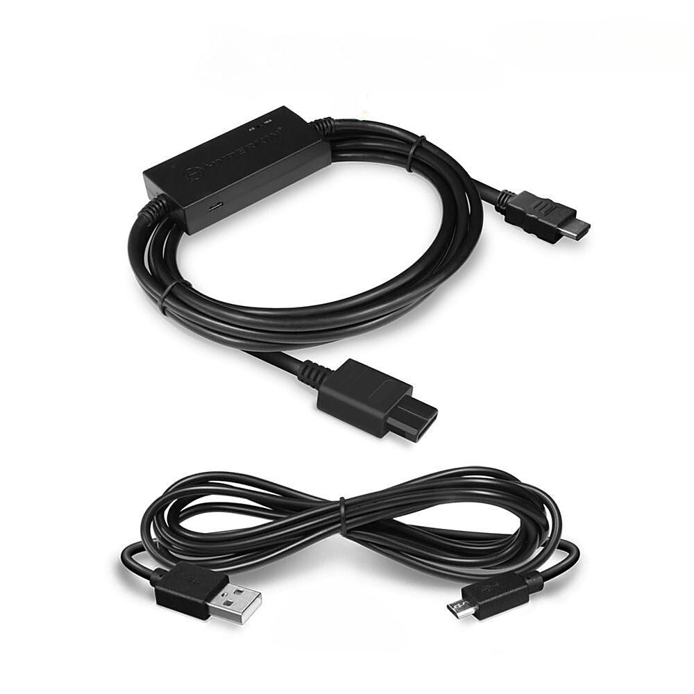 Hyperkin - 3-in-1 HDTV Cable for GameCube/N64/Super NES - Black_0