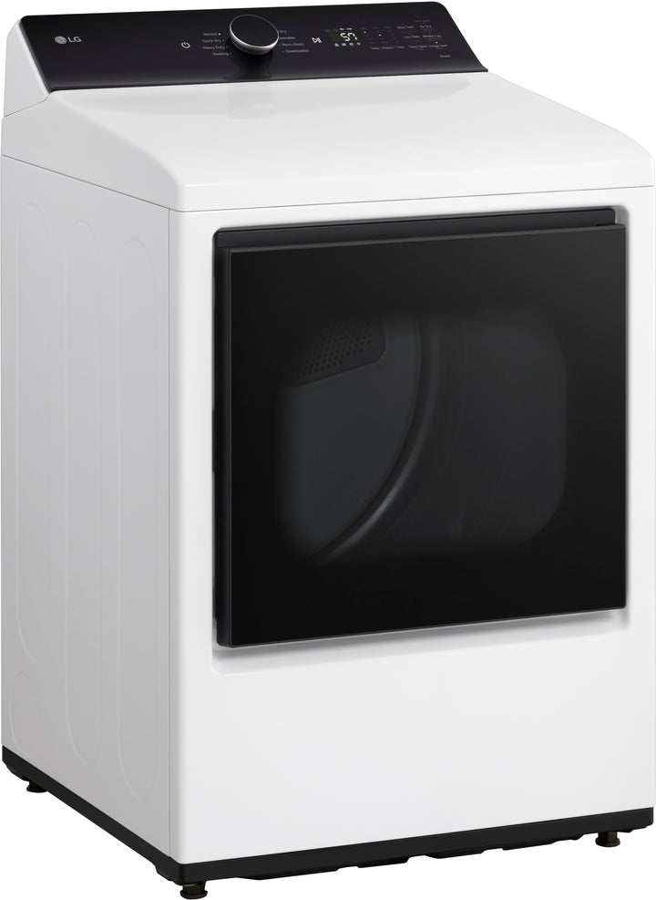 LG - 7.3 Cu. Ft. Smart Gas Dryer with EasyLoad Door - Alpine White_16