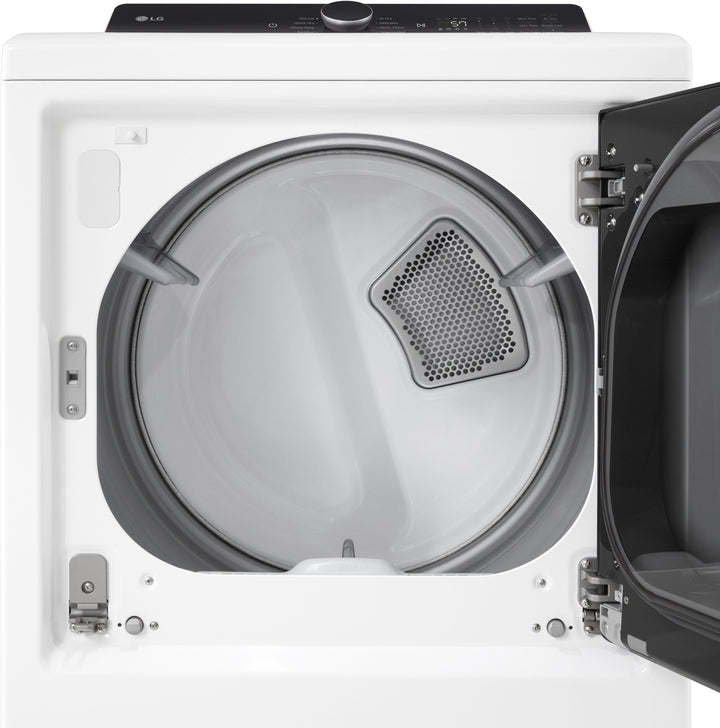 LG - 7.3 Cu. Ft. Smart Gas Dryer with EasyLoad Door - Alpine White_5