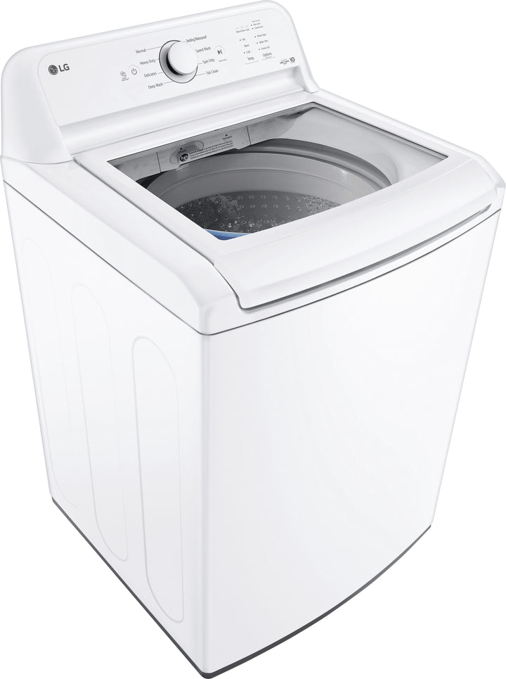 LG - 4.3 Cu. Ft. High-Efficiency Top Load Washer with SlamProof Glass Lid - White_12