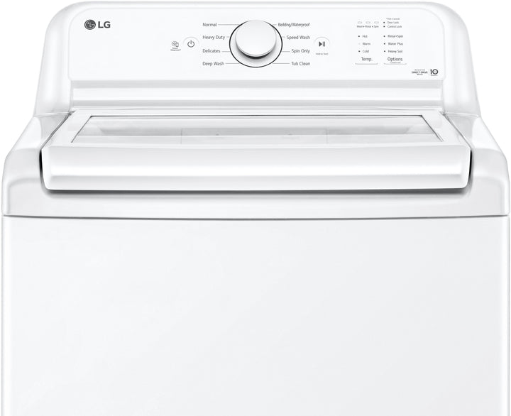 LG - 4.3 Cu. Ft. High-Efficiency Top Load Washer with SlamProof Glass Lid - White_2