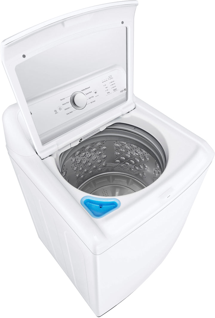 LG - 4.3 Cu. Ft. High-Efficiency Top Load Washer with SlamProof Glass Lid - White_11