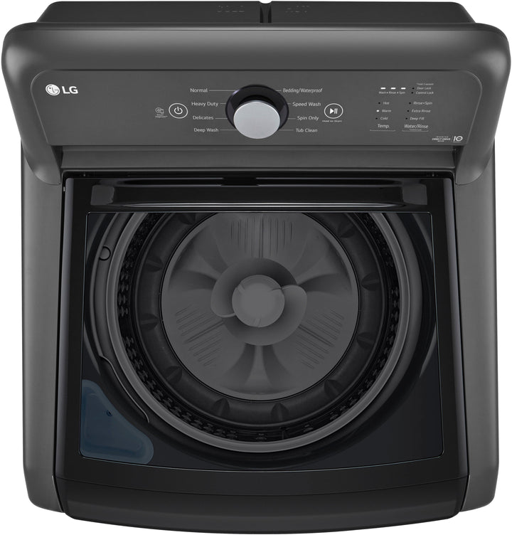 LG - 4.1 Cu. Ft. High-Efficiency Top Load Washer with TurboDrum Technology - Monochrome Grey_11