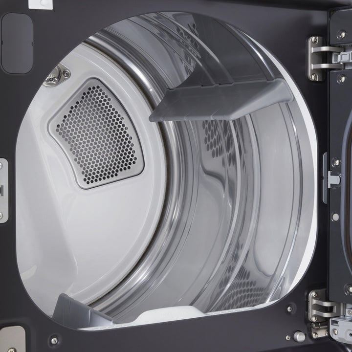 LG - 7.3 Cu. Ft. Smart Electric Dryer with Steam and EasyLoad Door - Matte Black_6