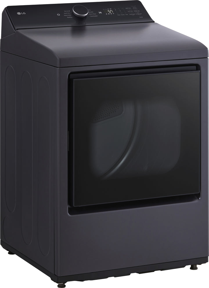 LG - 7.3 Cu. Ft. Smart Gas Dryer with EasyLoad Door - Matte Black_16