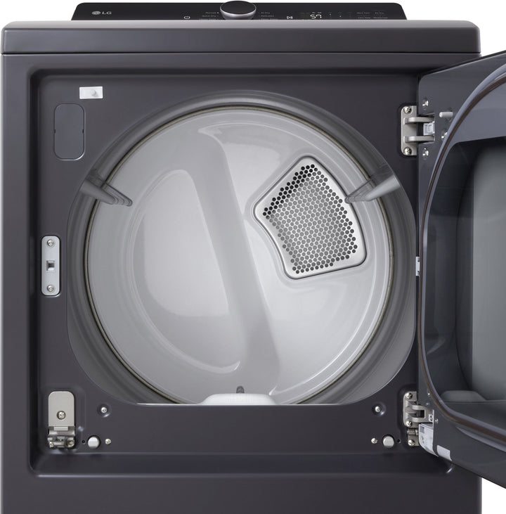 LG - 7.3 Cu. Ft. Smart Gas Dryer with EasyLoad Door - Matte Black_5