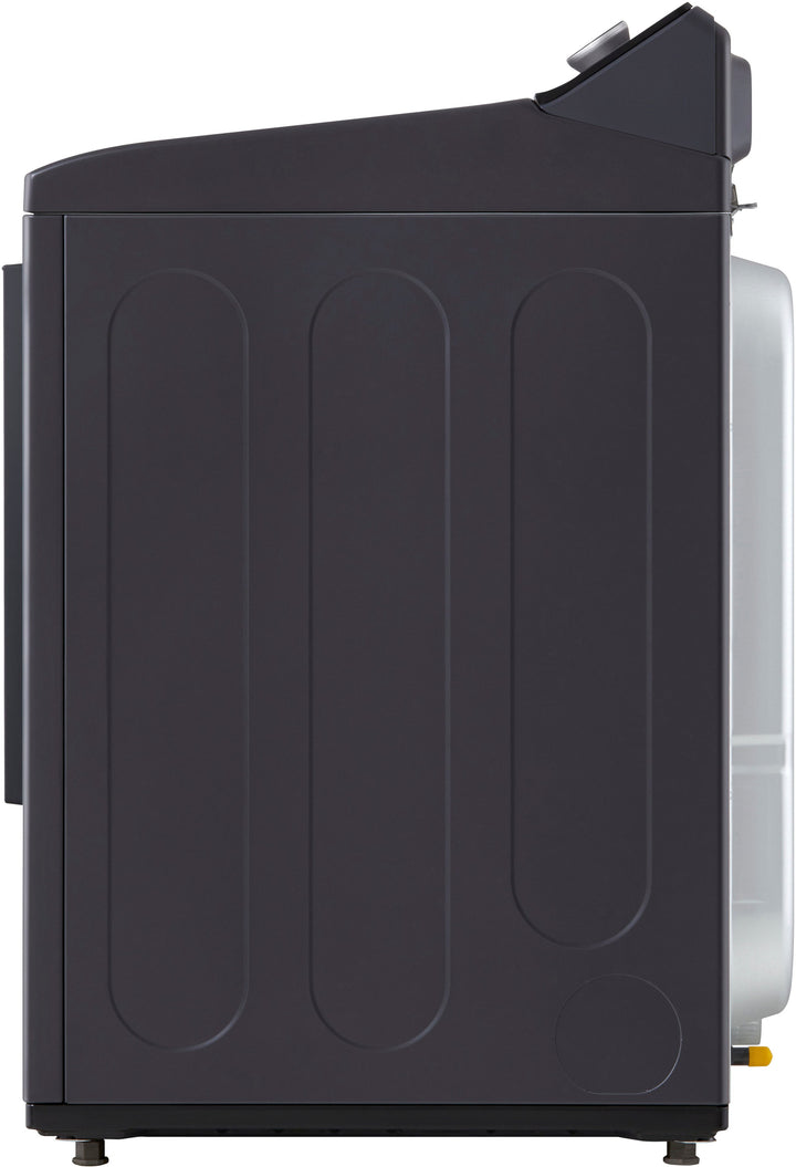 LG - 7.3 Cu. Ft. Smart Gas Dryer with EasyLoad Door - Matte Black_8