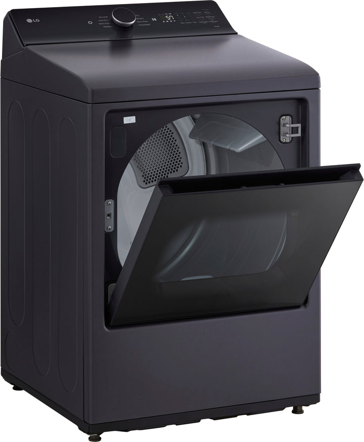 LG - 7.3 Cu. Ft. Smart Gas Dryer with EasyLoad Door - Matte Black_15