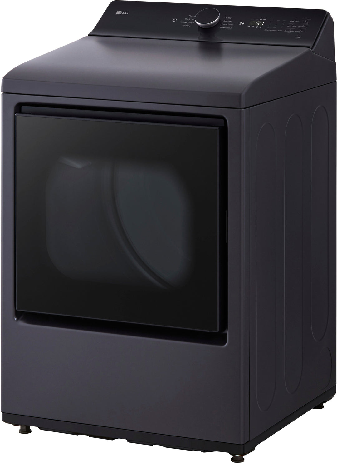 LG - 7.3 Cu. Ft. Smart Gas Dryer with EasyLoad Door - Matte Black_17