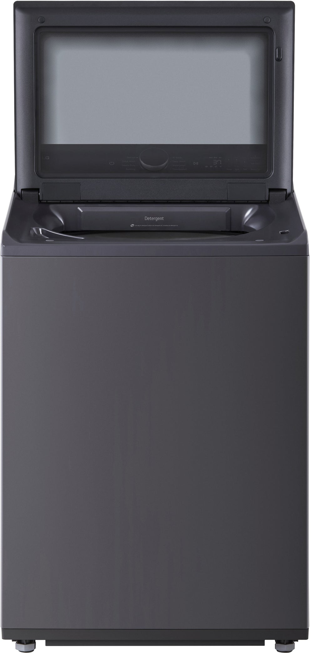 LG - 5.3 Cu. Ft. High Efficiency Smart Top Load Washer with TurboWash3D Technology - Matte Black_1