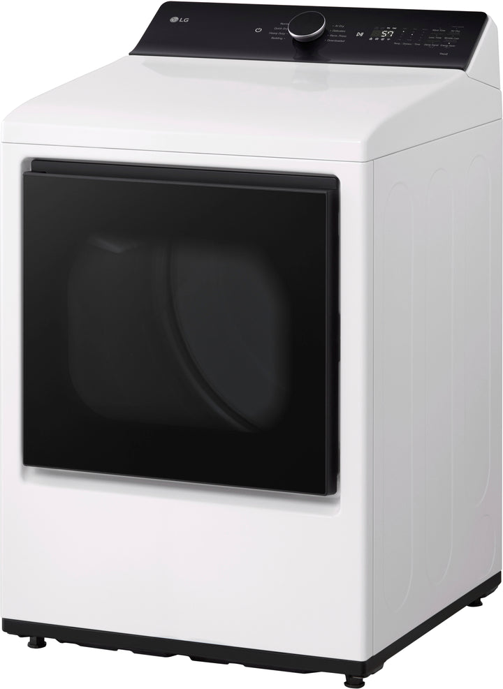 LG - 7.3 Cu. Ft. Smart Electric Dryer with EasyLoad Door - Alpine White_17
