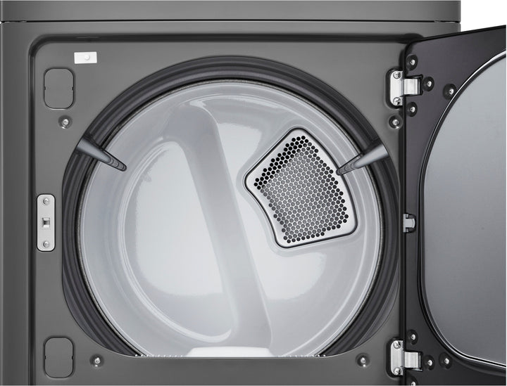 LG - 7.3 Cu. Ft. Electric Dryer with Sensor Dry - Monochrome Grey_2