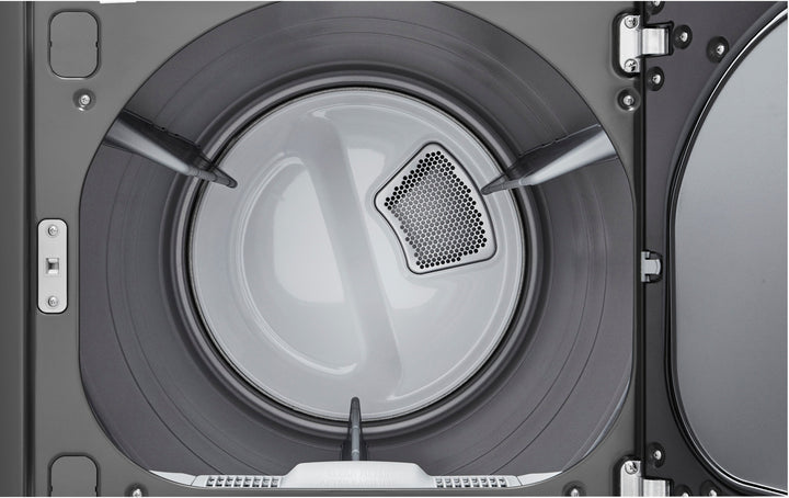 LG - 7.3 Cu. Ft. Electric Dryer with Sensor Dry - Monochrome Grey_3