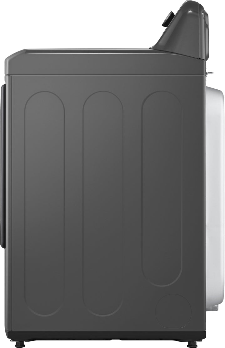 LG - 7.3 Cu. Ft. Electric Dryer with Sensor Dry - Monochrome Grey_4
