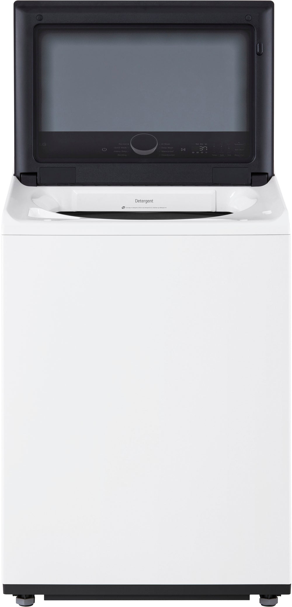 LG - 5.3 Cu. Ft. High Efficiency Smart Top Load Washer with TurboWash3D Technology - Alpine White_1