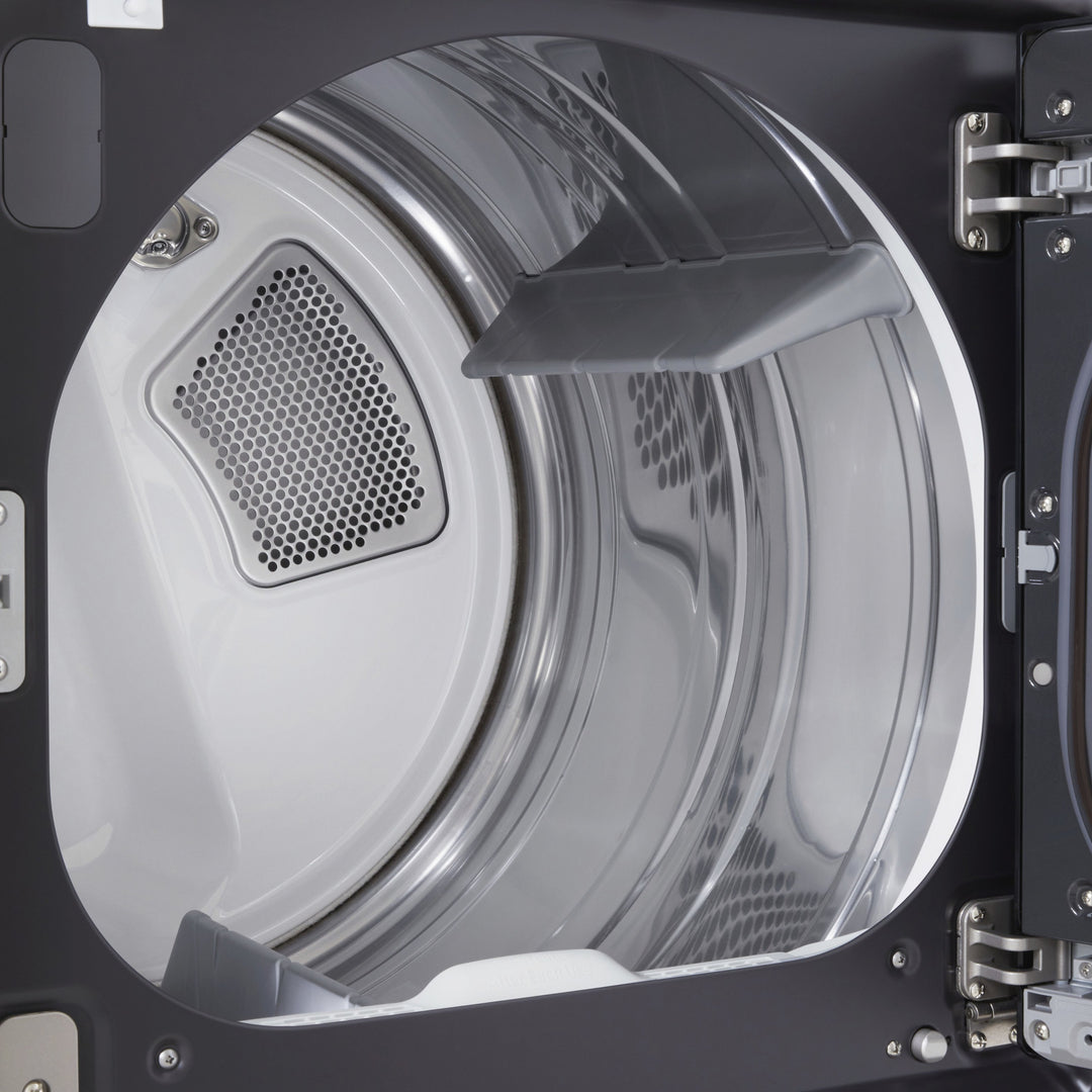 LG - 7.3 Cu. Ft. Smart Gas Dryer with Steam and EasyLoad Door - Matte Black_6