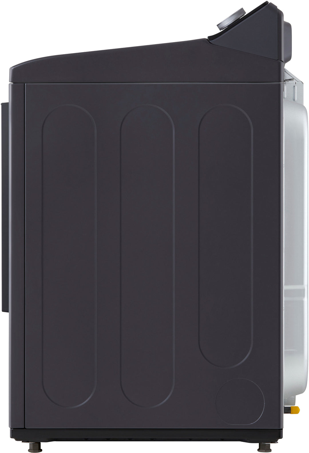 LG - 7.3 Cu. Ft. Smart Gas Dryer with Steam and EasyLoad Door - Matte Black_8