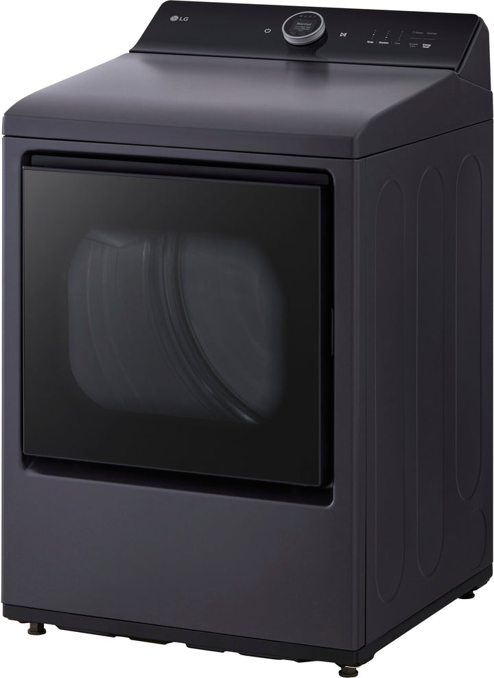 LG - 7.3 Cu. Ft. Smart Gas Dryer with Steam and EasyLoad Door - Matte Black_19