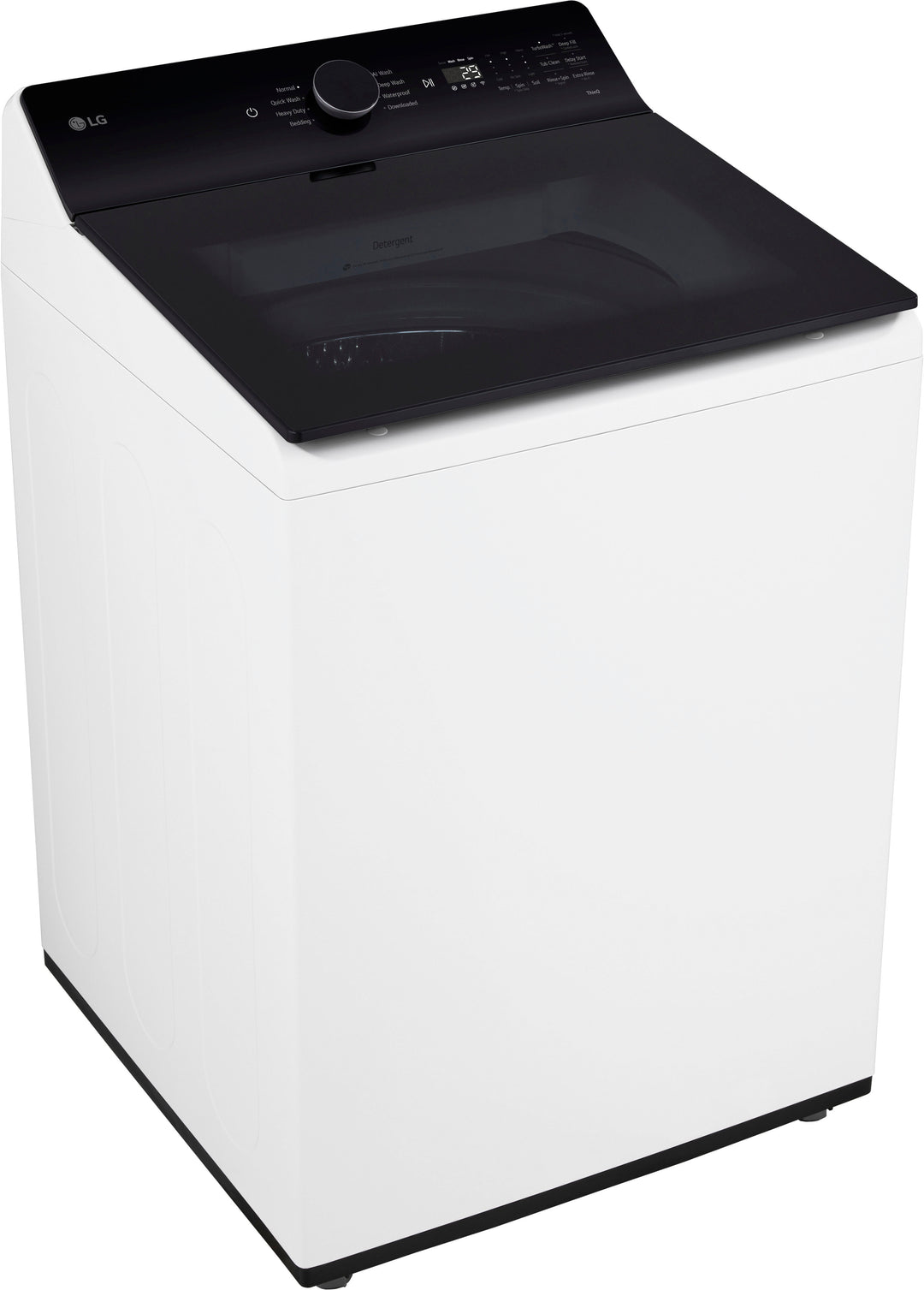 LG - 5.5 Cu. Ft. High Efficiency Smart Top Load Washer with EasyUnload - Alpine White_4