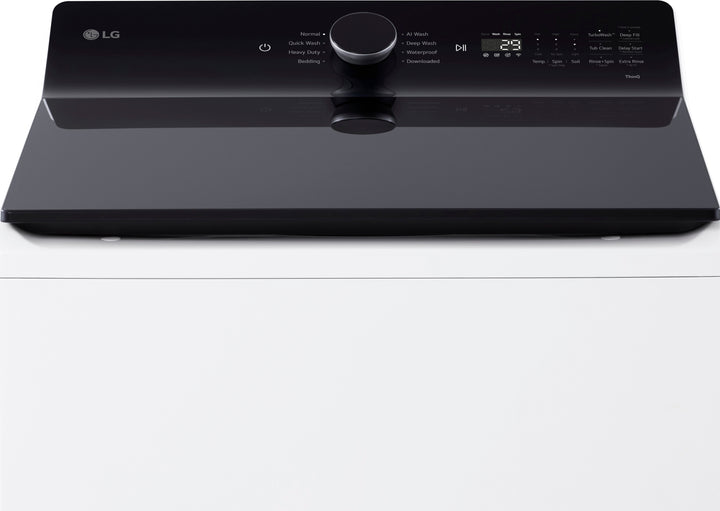 LG - 5.5 Cu. Ft. High Efficiency Smart Top Load Washer with EasyUnload - Alpine White_9