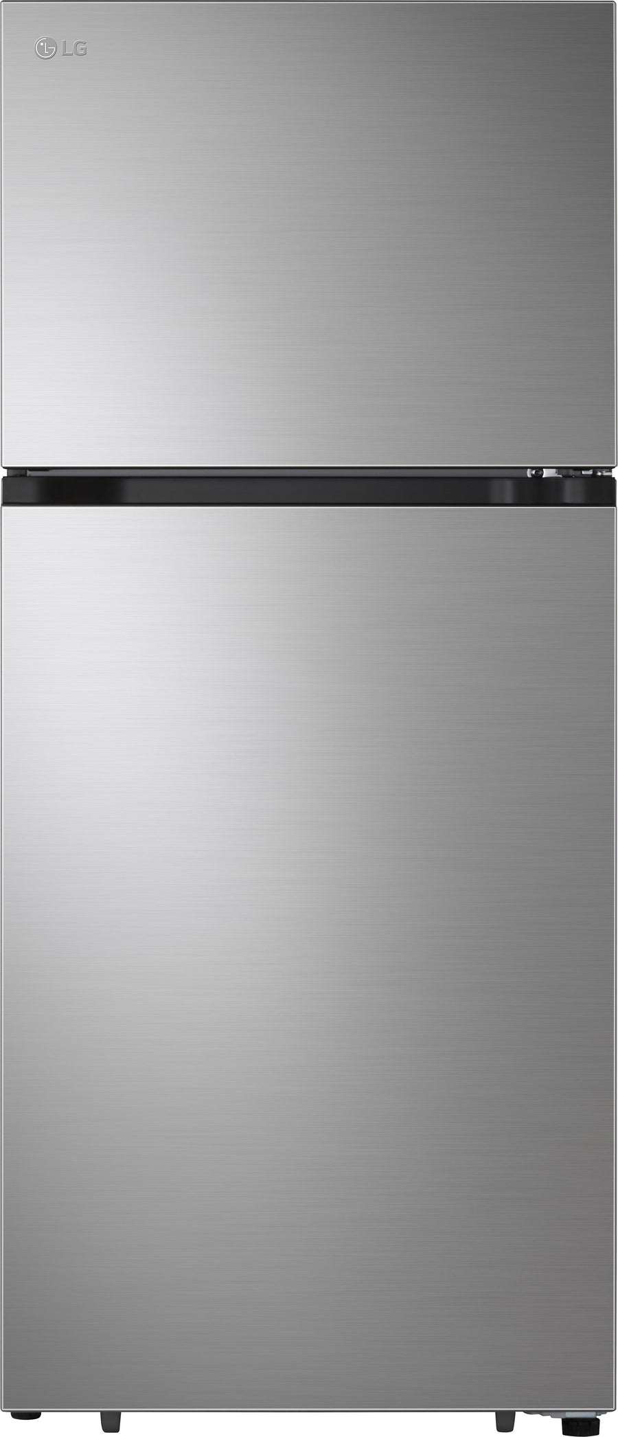 LG - 17.5 Cu. Ft. Top Freezer Refrigerator with Reversible Doors - Stainless Steel_0