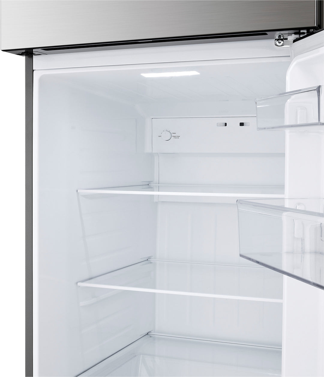 LG - 17.5 Cu. Ft. Top Freezer Refrigerator with Reversible Doors - Stainless Steel_11