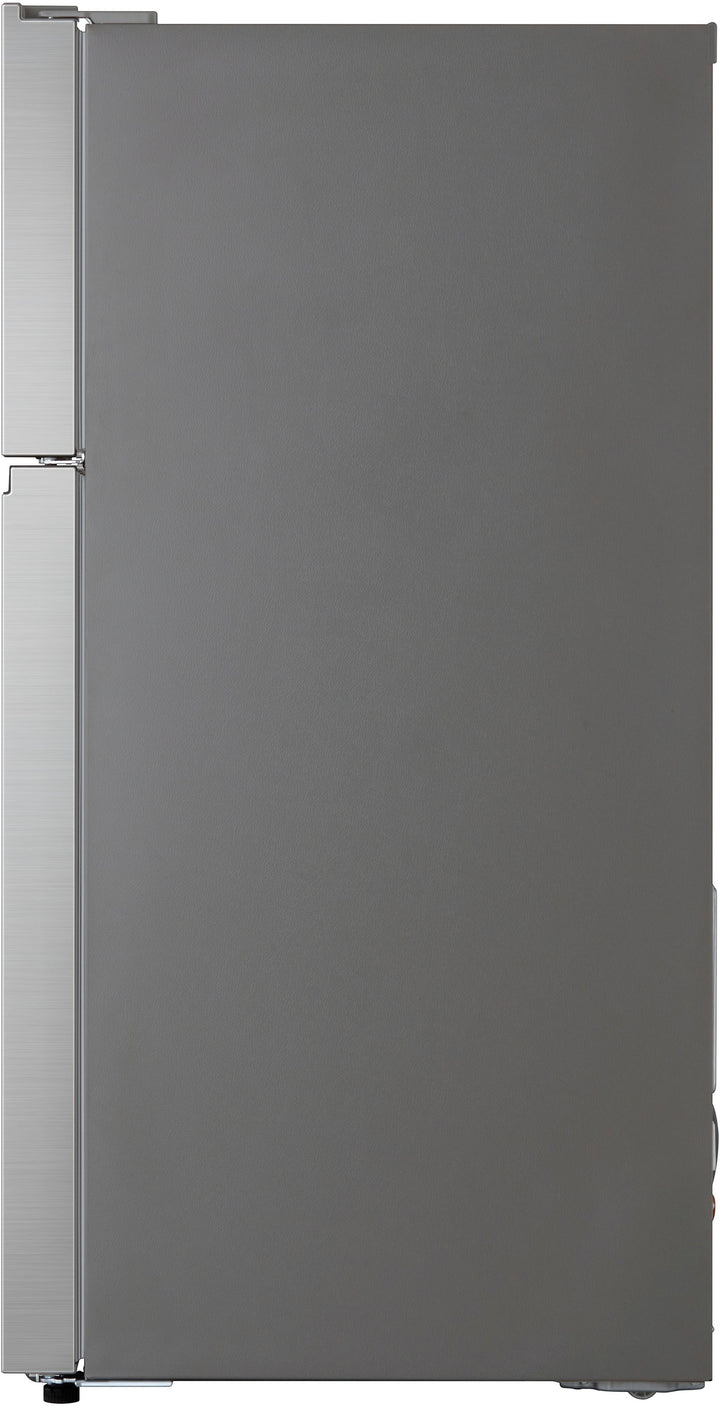 LG - 17.5 Cu. Ft. Top Freezer Refrigerator with Reversible Doors - Stainless Steel_10