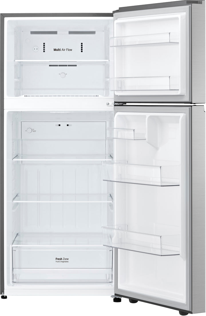 LG - 17.5 Cu. Ft. Top Freezer Refrigerator with Reversible Doors - Stainless Steel_7