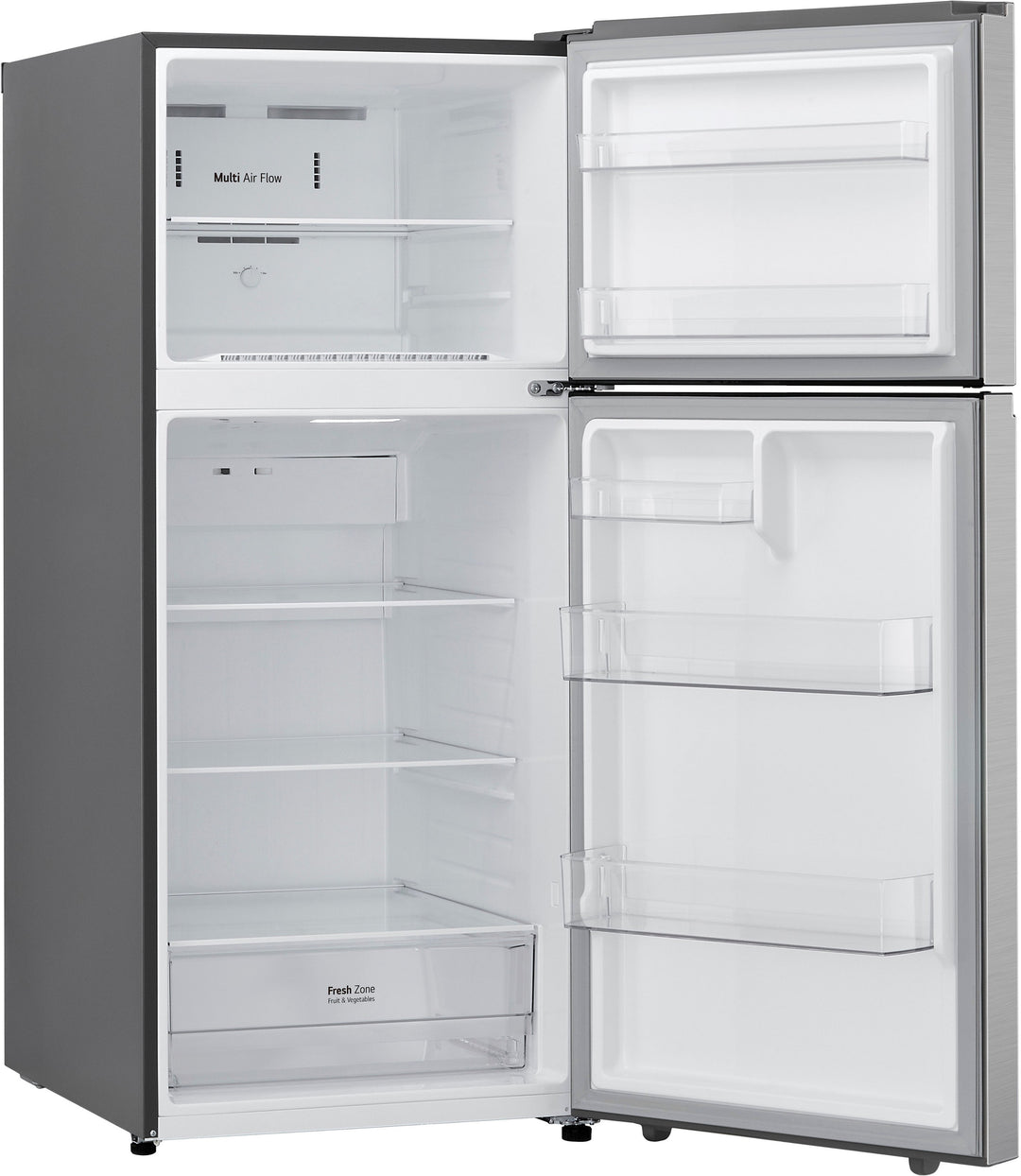 LG - 17.5 Cu. Ft. Top Freezer Refrigerator with Reversible Doors - Stainless Steel_6