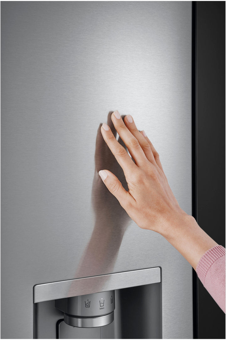 LG - 30.7 cu ft 3 Door French Door Refrigerator with Instaview - Stainless Steel_7